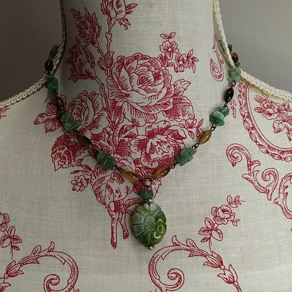 Vintage beaded necklace - Picture 5 of 5